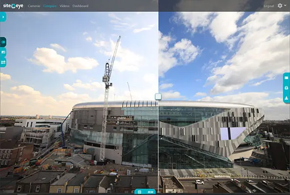 Compare images using the online portal