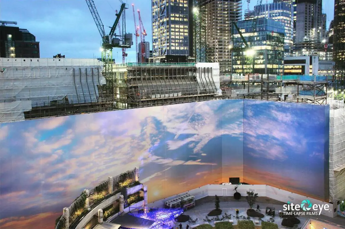 Broadgate time-lapse, Sir Robert McAlpine Broadgate time-lapse image