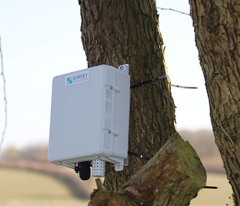 Environmental Monitoring 2b Environmental Monitoring equipment on site